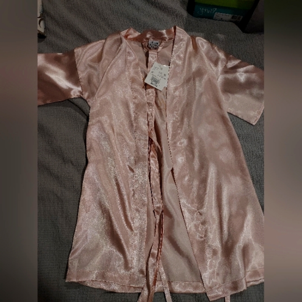 Size small little girls flower girl robe
